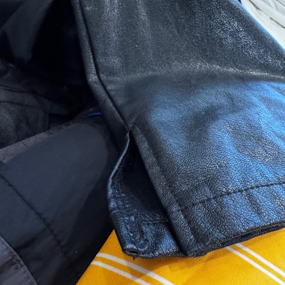 Forever 21 Faux Leather Cropped Jumpsuit – Black – Size Small - Picture 7 of 7